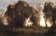 Corot Camille The dance of the nymphs china oil painting reproduction